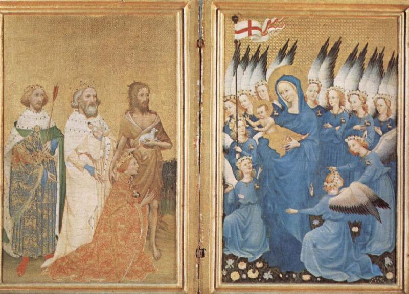 unknow artist The Wilton Diptych Laugely oil painting image